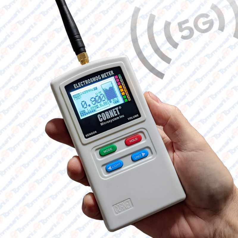 misuratore di campi elettromagnetici (elettrosmog) dalle basse frequenze  alle microonde