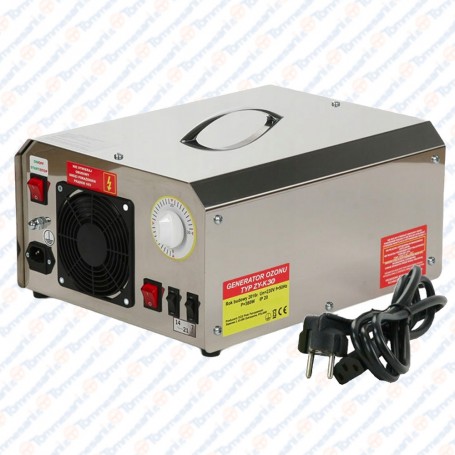 Generatore di Ozono 30 g/h (aria) con timer analogico