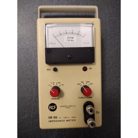 RCF IM 86 Impedenzimetro analogico