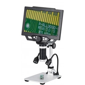 Microscopio digitale 1600X 12 mp LCD 9″