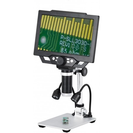 Microscopio digitale 1600X 12 mp LCD 9″